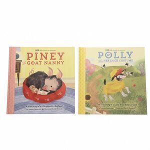 GOA Kids Goats of Anarchy Set of 2 Hardcover Picture Books Piney & Polly.